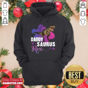 Top Daddysaurus Cool Dinosaur T Rex 34 Hoodie - Design by Handstee.com