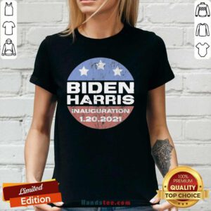 Top Inauguration 2021 President Biden V-neck - Design by Handstee.com