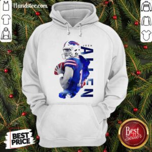 Top Josh Allen 17 Buffalo Bills Football Hoodie - Design by handstee.com
