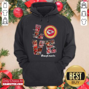 Top Love Kansas City Chiefs My Chiefs Signatures Hoodie - Design by handstee.com