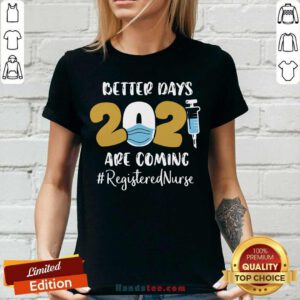 Top Nurse 2021 Registered V-neck - Design by Handstee.com
