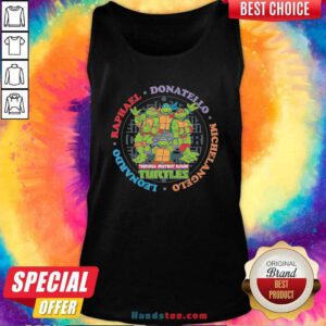 Top Raphael Donatello Michelangelo Leonardo Ninja Turtles Tank Top - Design by handstee.com