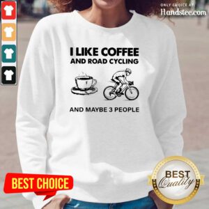 Victimised I Like Coffee And Road Cycling And Maybe 3 People Long-Sleeved - Design by Handstee.com