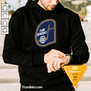 Amazing Flint 12 Generals Hoodie - Design by Handstee.com
