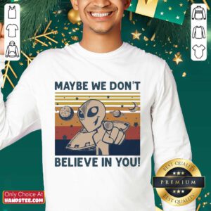 Amused Aliens Maybe We Dont Believe Sweater