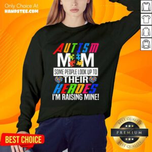 Amused Autism Mom Heroes Awareness Sweater