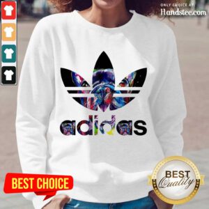 Amused French Bulldog Adidas Super Long-Sleeved - Design By Handstee.com