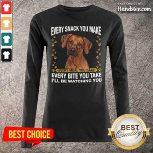 Awesome Rhodesian 12 Every Snack Long-sleeved - Design by Handstee.com
