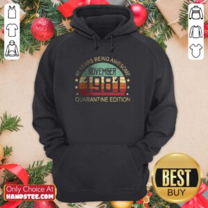 Confident 40 Years Edition November Hoodie - Design By Handstee.com