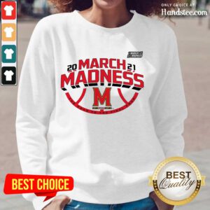 Confident Maryland 2021 March Madness Long-Sleeved - Design By Handstee.com