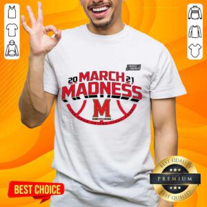 Confident Maryland 2021 March Madness Shirt - Design By Handstee.com