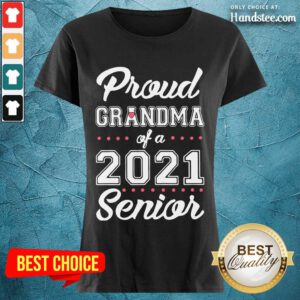 Confident Proud Grandma Of A 2021 Ladies Tee - Design By Handstee.com