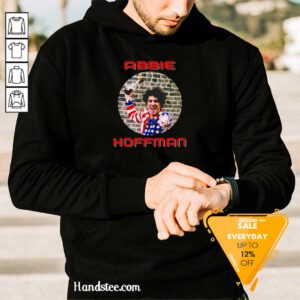 Cool 8 Abbie Hoffman In His Hoodie - Design by Handstee.com