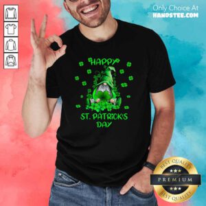 Cute 1 Gnome Happy St Patricks Day Shirt - Design by Handstee.com