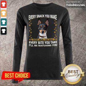 Cute 1 Rat Terrier Every Snack Long-sleeved - Design by Handstee.com
