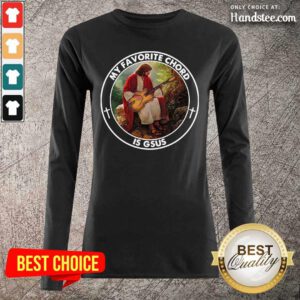 Cute 4 Jesus Playing Guitar Long Sleeved - Design by Handstee.com