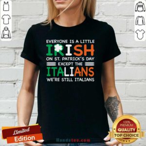 Cute 7 St Patricks Except The Italians Ladies Tee - Design by Handstee.com