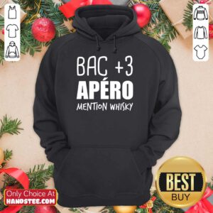 Delighted Bac 3 Apéro Mention Whisky Hoodie