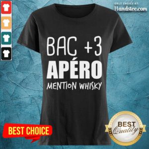 Delighted Bac 3 Apéro Mention Whisky Ladies Tee