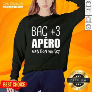 Delighted Bac 3 Apéro Mention Whisky Sweater