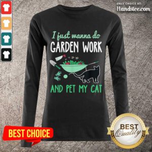 Delighted Gardening Cat Lover 2 Long-Sleeved - Design By Handstee.com