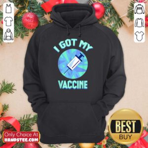 Delighted I Got My Vaccine Terrific Hoodie