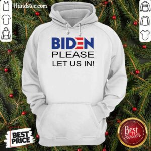Delighted Joe Biden Please Let Us In Hoodie - Design By Handstee.com