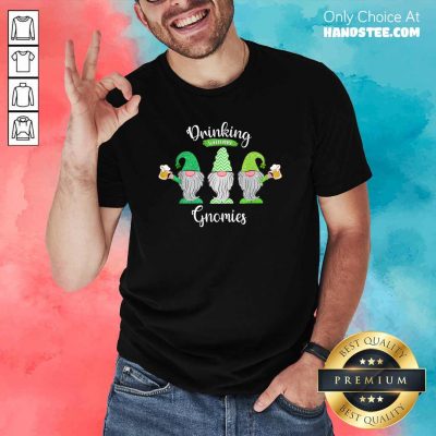 Drinking With My Gnomies Patricks Shirt - Design by Handstee.com
