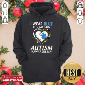 Ecstatic I Wear Blue For My Son Hoodie