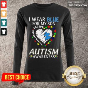 Ecstatic I Wear Blue For My Son Long-Sleeved