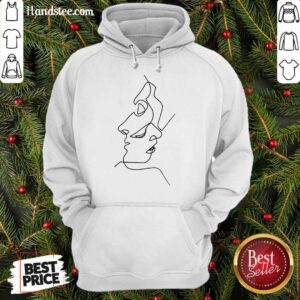 Enthusiastic Abstract Face Design Art Hoodie