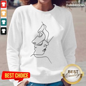 Enthusiastic Abstract Face Design Art Long-Sleeved