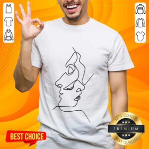 Enthusiastic Abstract Face Design Art Shirt