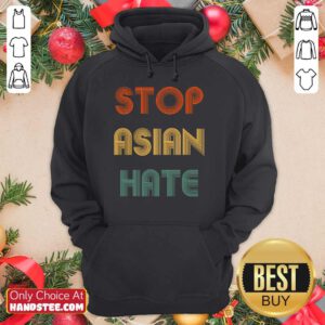Enthusiastic Stop Asian Hate Color Hoodie