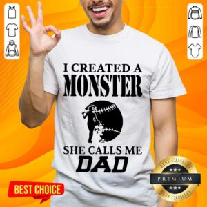 Excited 2 I Created A Monster Dad Super Shirt- Design By Handstee.com