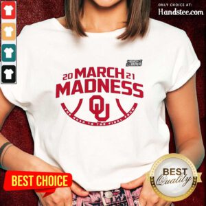 Excited Oklahoma 2021 March Madness Ladies Tee - Design By Handstee.com