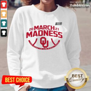 Excited Oklahoma 2021 March Madness Long-Sleeved - Design By Handstee.com