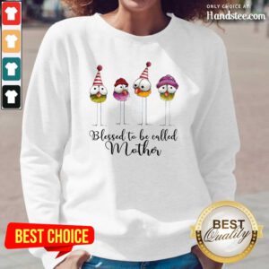Funny Blessed To Be Called Mother Long Sleeved - Design by Handstee.com