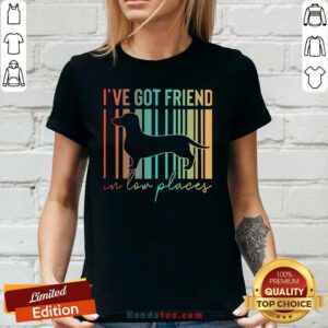 Good 14 Dachshund Ive Got Friend Ladies Tee - Design by Handstee.com