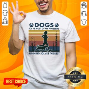 Good Dogs Solve Problems 3 Shirt - Design by Handstee.com