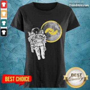Great 1 Banano Monkey To The Moon Ladies Tee - Design By Handstee.com