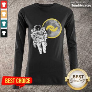 Great 1 Banano Monkey To The Moon Long-Sleeved - Design By Handstee.com
