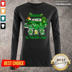 Happy Gnomes 19 St Patricks Day Long-Sleeved - Design by Handstee.com