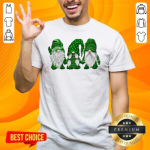 Happy Three Gnomes St Patricks Shirt - Design by Handstee.com