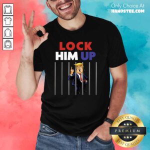 Hot 6 Anti Trump Lock Him Up Shirt - Design by Handstee.com