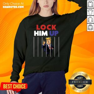 Hot 6 Anti Trump Lock Him Up Sweater - Design by Handstee.com