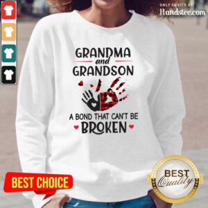 Hot Grandma 14 Grandson Bond Long-Sleeved - Design by Handstee.com