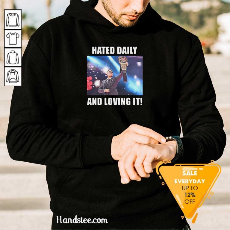 Hot Hated Daily 2 Loving It Hoodie - Design by Handstee.com