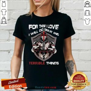 I Will Do Great 6 And Terrible Things Ladies Tee - Design by Handstee.com