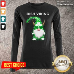 Irish 5 Viking Funny Nisse Gnome Long-Sleeved - Design by Handstee.com